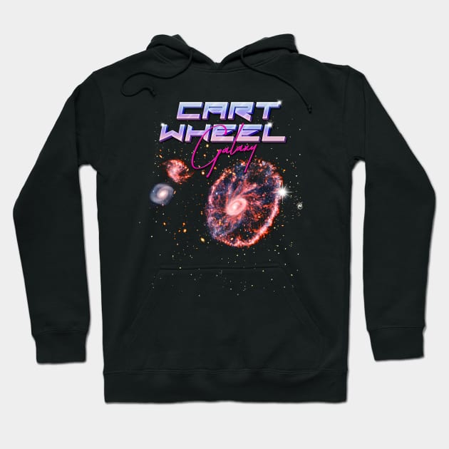 The James Webb Space Telescope Cartwhell galaxy Hoodie by opippi